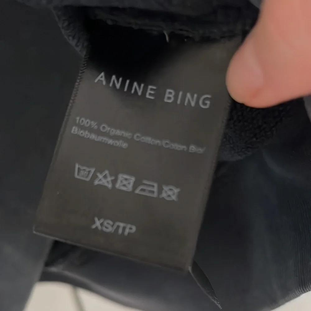 Anine Bing Black Graphic Hoodie - Picture 7 of 7